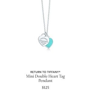 Return to Tiffany’s mini heart necklace